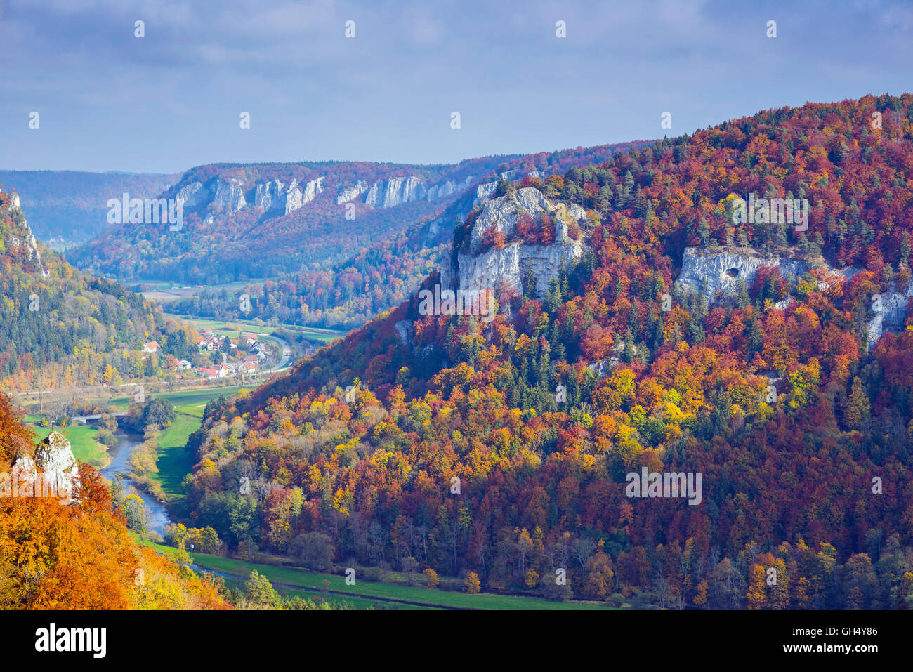 Geografia / viaggi, GERMANIA Baden-Wuerttemberg, paesaggi, Danubio Superiore Riserva Naturale, Additional-Rights-Clearance-Info-Not-Available Foto Stock