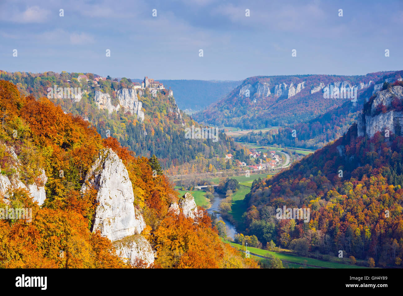Geografia / viaggi, GERMANIA Baden-Wuerttemberg, paesaggi, Danubio Superiore Riserva Naturale, Additional-Rights-Clearance-Info-Not-Available Foto Stock
