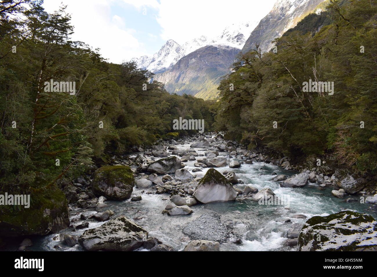 Acque glaciali Foto Stock