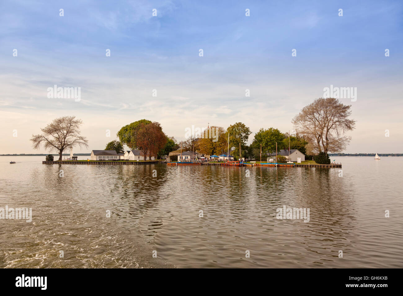 Wilhelmstein isola nel Lago Steinhude Foto Stock