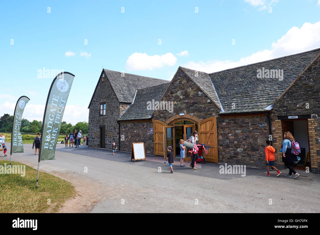 Centro visitatori Glenfield Lodge Park Charnwood Forest Newtown Linford LEICESTERSHIRE REGNO UNITO Foto Stock
