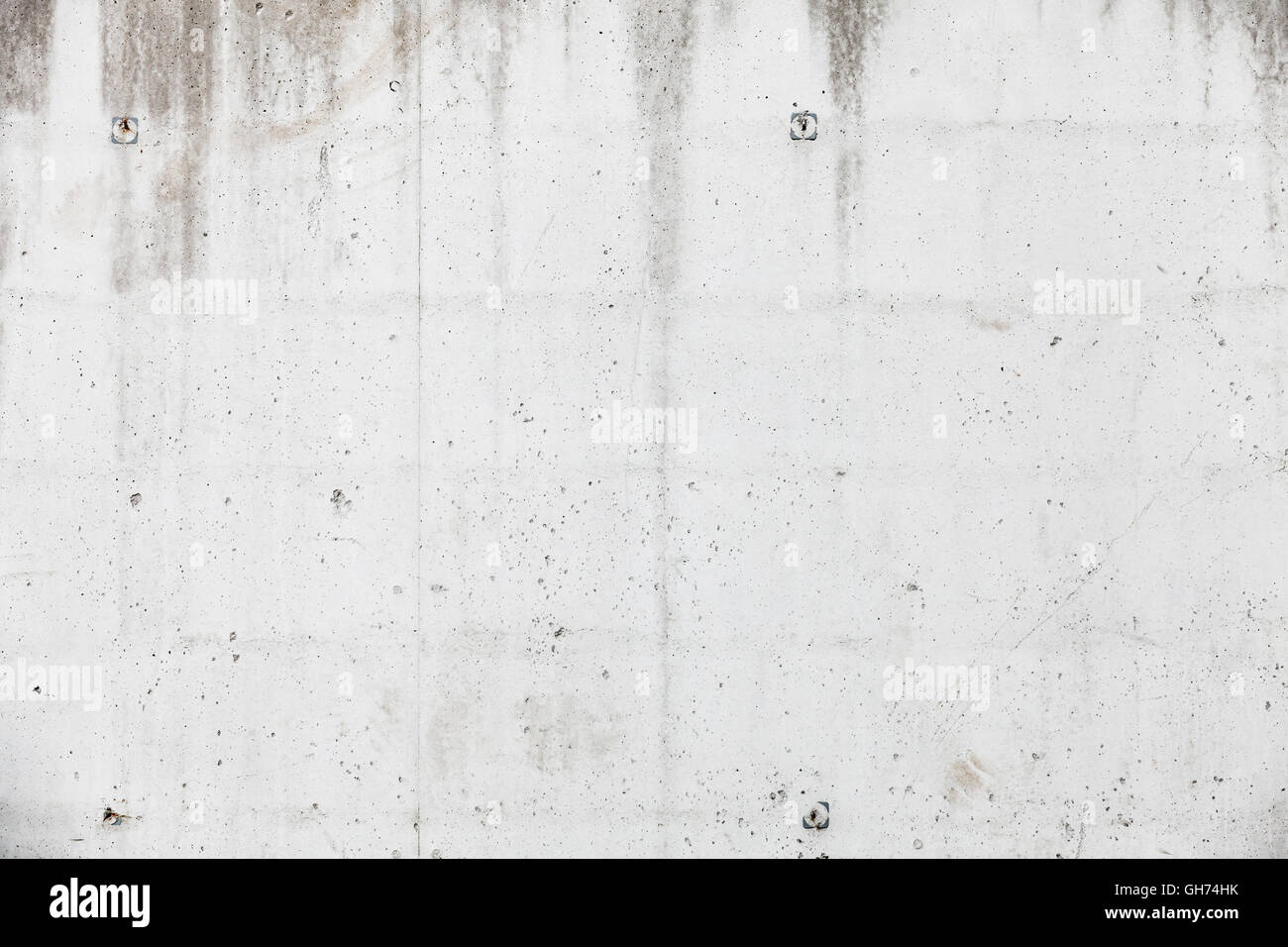 Bianco parete di calcestruzzo, foto di sfondo texture Foto Stock