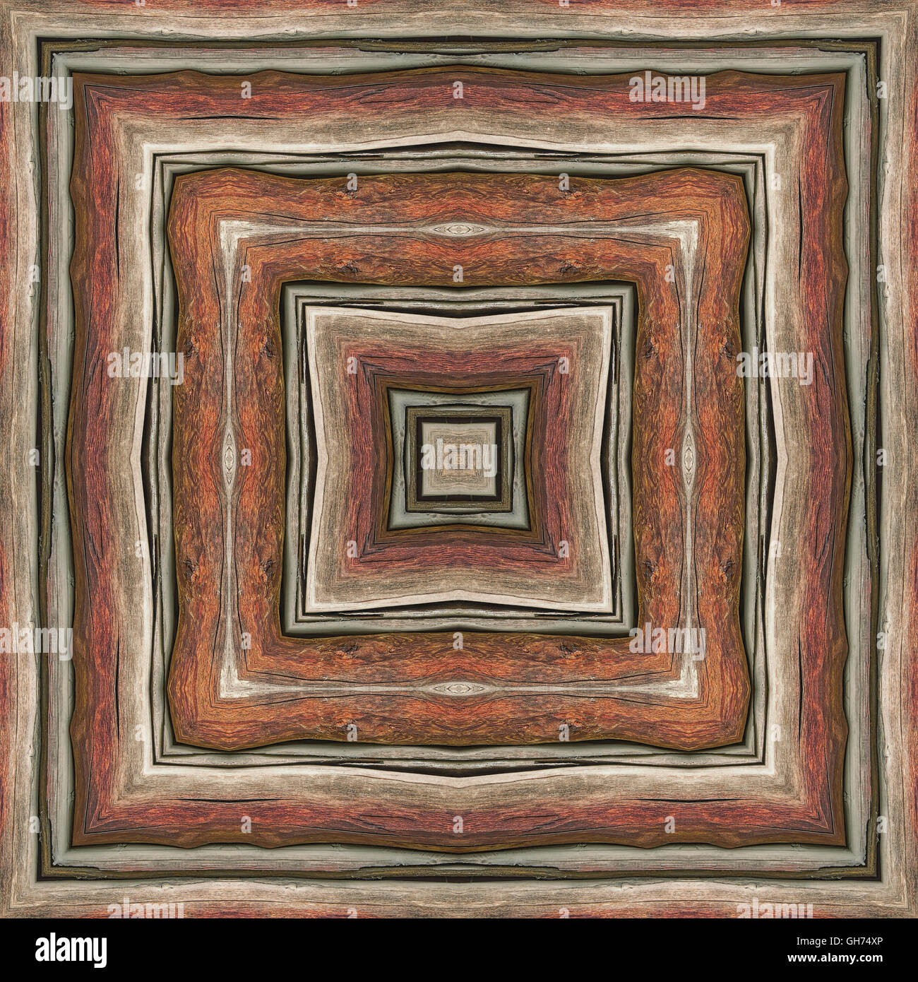 Rustico in legno decorativo illustrazione perfetta, la consistenza o pattern. Per lo sfondo, lo sfondo o qualsiasi design. Foto Stock