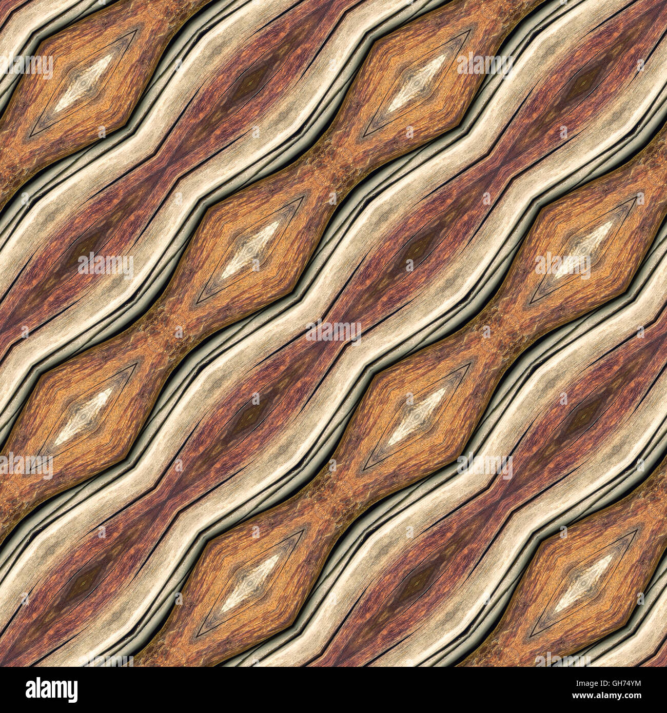Rustico in legno decorativo illustrazione perfetta, la consistenza o pattern. Per lo sfondo, lo sfondo o qualsiasi design. Foto Stock