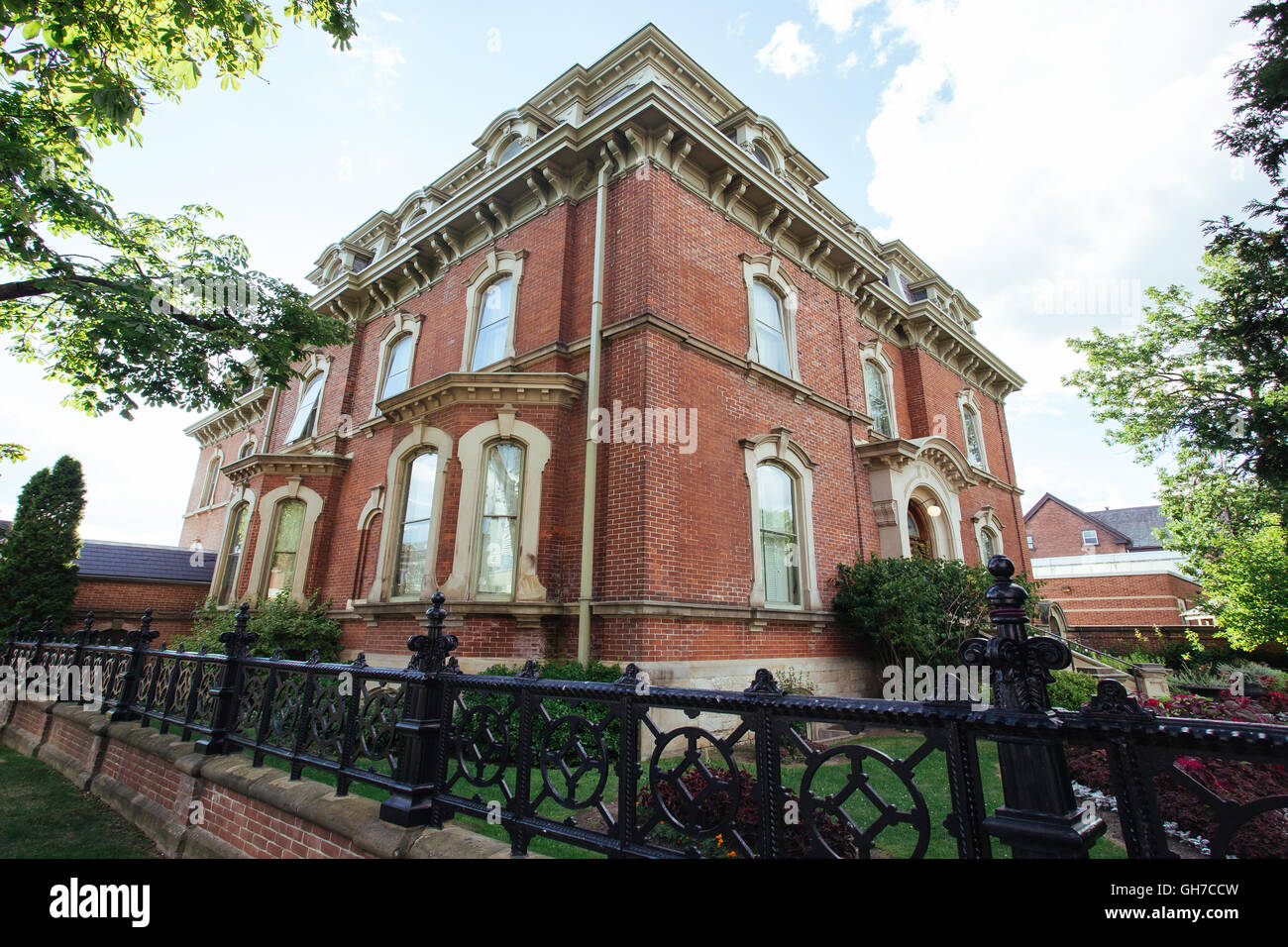 George casa marrone ontario impero architettura di stile Foto Stock