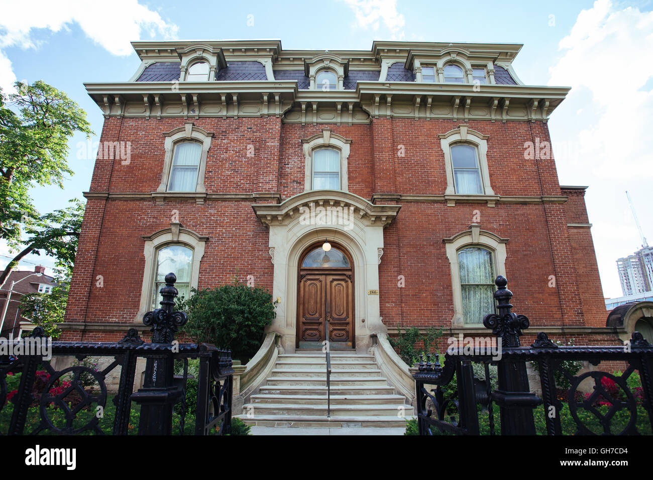 George brown house Toronto Ontario impero architettura di stile Foto Stock
