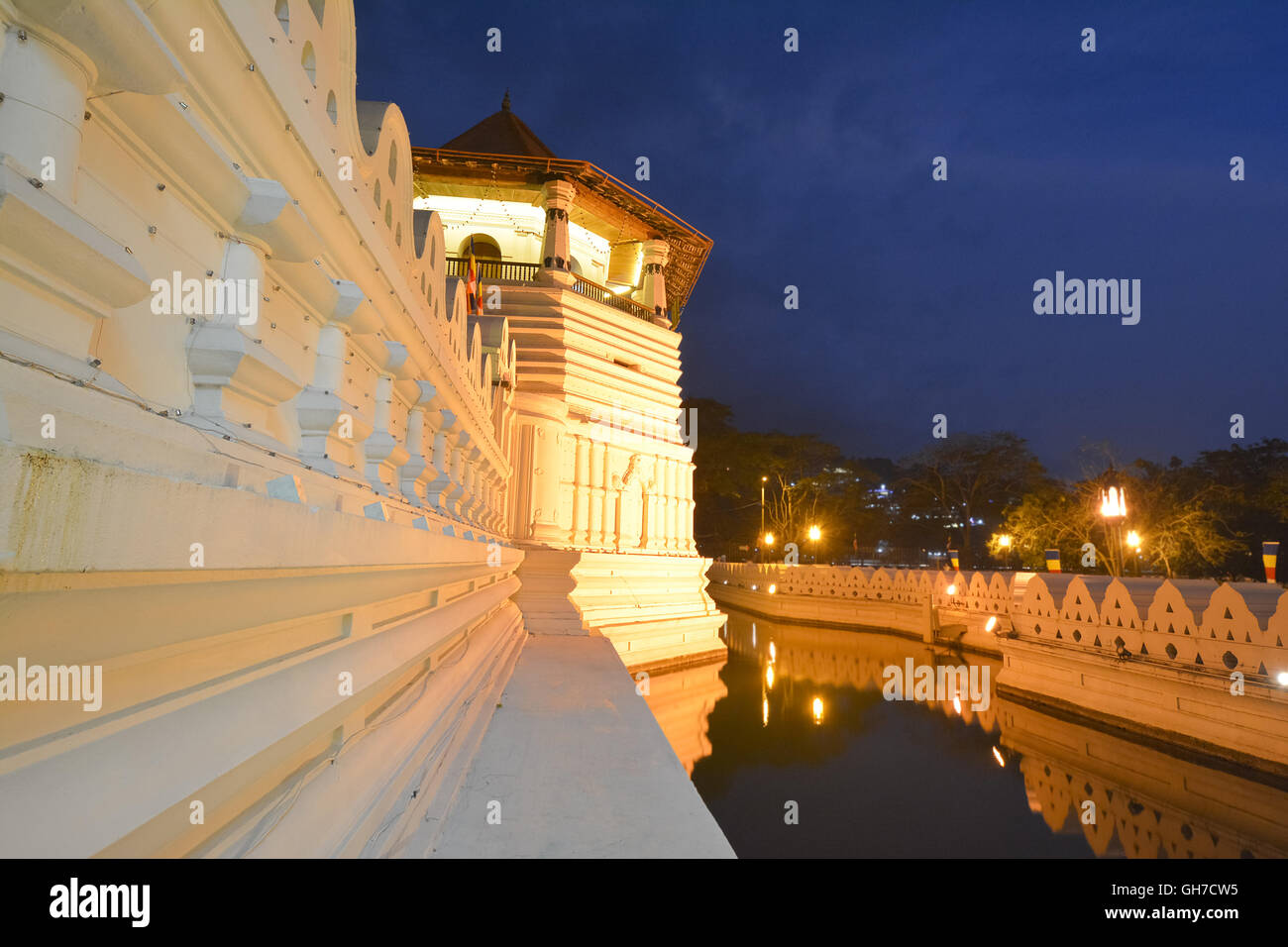 Tempio della Sacra Reliquia del Dente che, Kandy Foto Stock