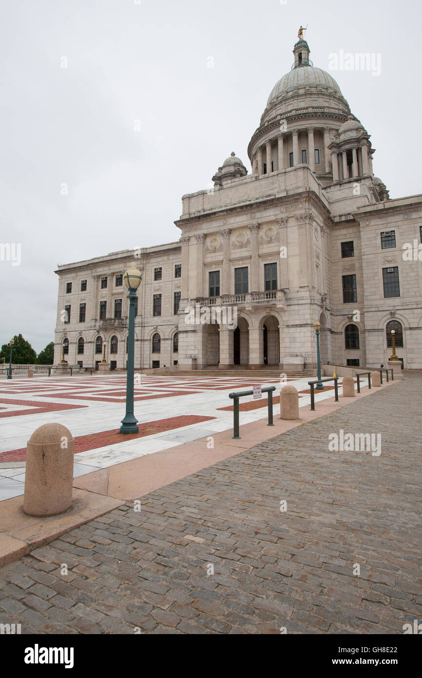 PROVIDENCE, Rhode Island, Stati Uniti d'America - luglio 9,2016: il Rhode Island State House è il Campidoglio degli Stati Uniti stato di Rhode Island.it w Foto Stock