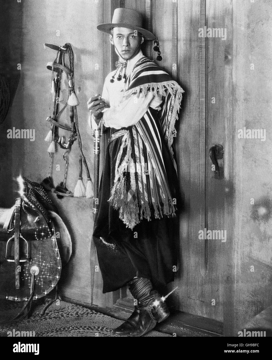 RUDOLPH / Rodolfo Valentino / Stummfilm-Star: RUDOLPH / Rodolfo Valentino (1895-1926) Foto Stock