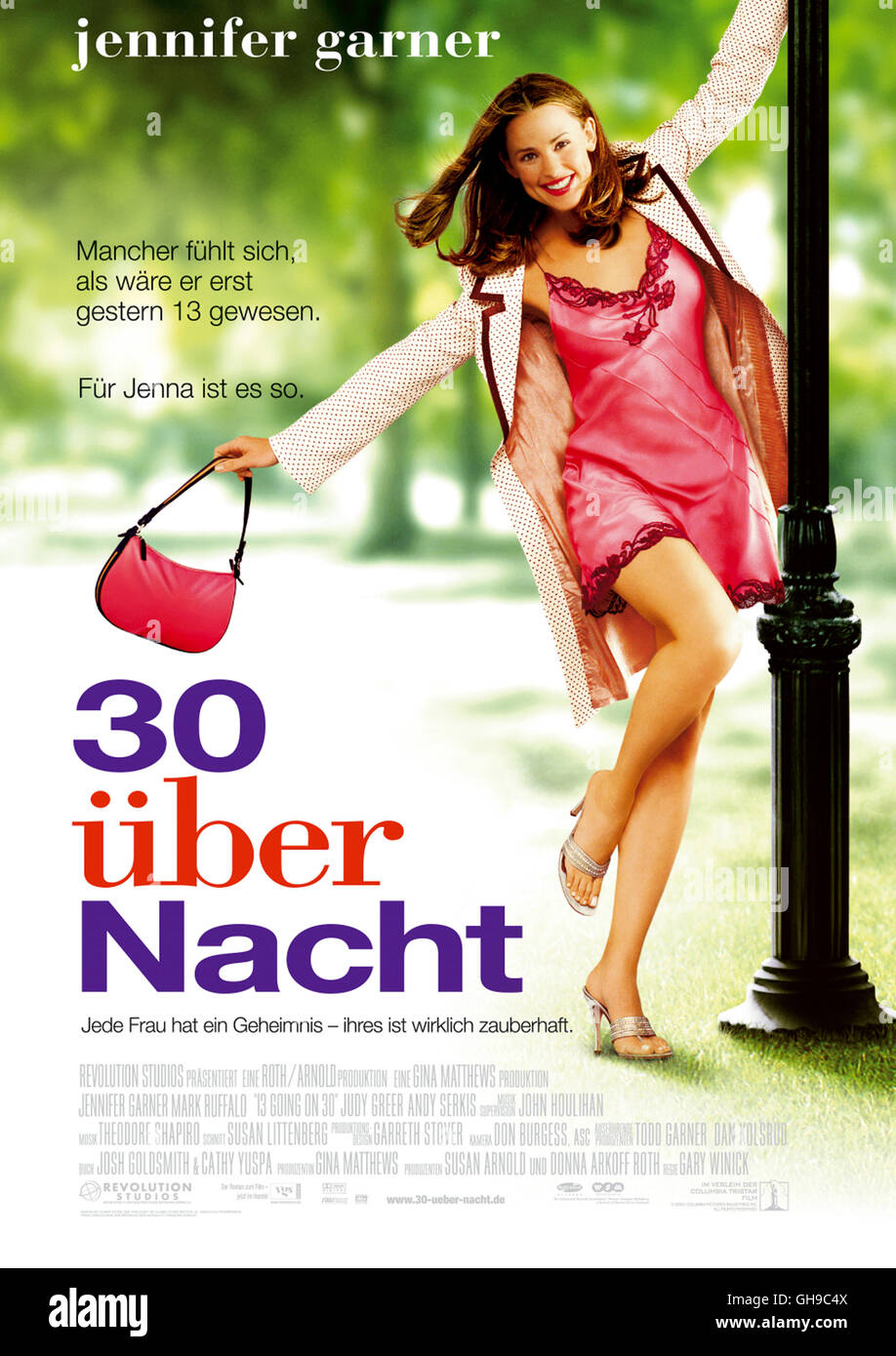 30 ÜBER NACHT / 13 andando su 30 STATI UNITI D'AMERICA 2004 / Gary Winick Filmplakat Regie: Gary Winick aka. 13 andando su 30 Foto Stock