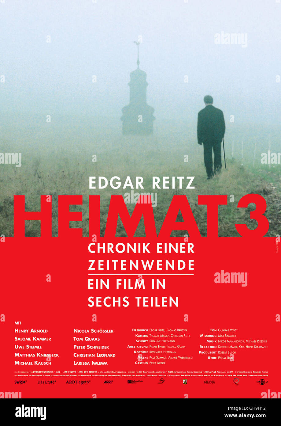 Film Filmplakat, Fernsehen, Kino, dramma, Mehrteiler, Filmplakat Regie: Edgar Reitz Foto Stock
