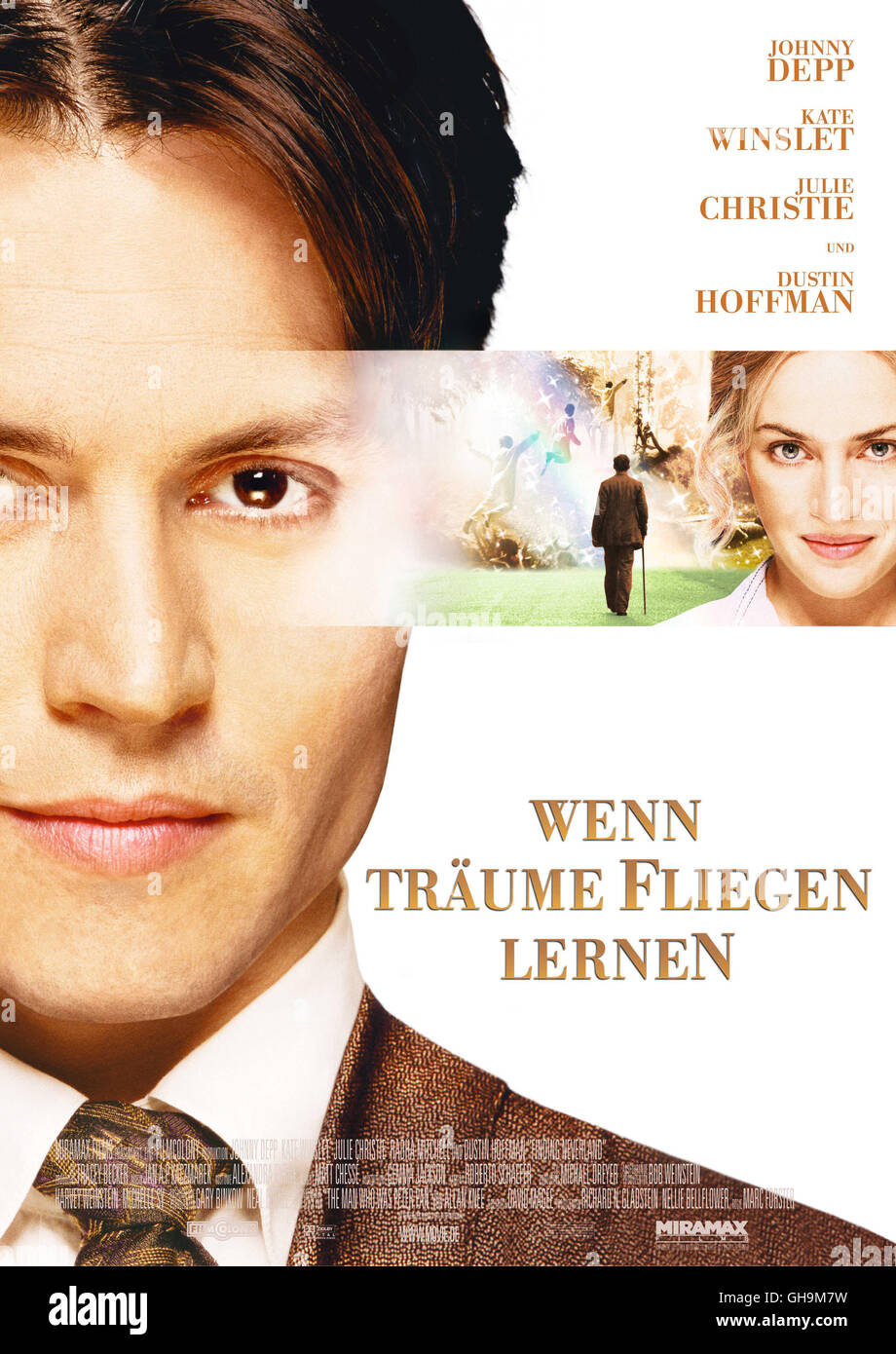 WENN TRÄUME FLIEGEN LERNEN Trovare Neverland UK/USA 2004 Marc Forster Filmplakat Regie: Marc Forster aka. Trovare Neverland Foto Stock