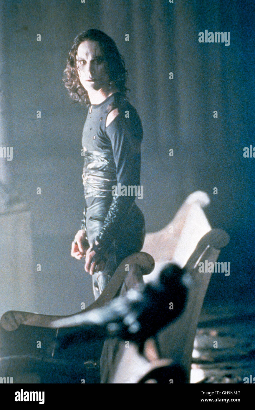 Il corvo - DIE KRÄHE Crow USA 1994 Alex Proyas Eric Draven (Brandon Lee) Erzeugt mit der versione Demo des scrittori didascalia II. Regie: Alex Proyas aka. Il Corvo Foto Stock