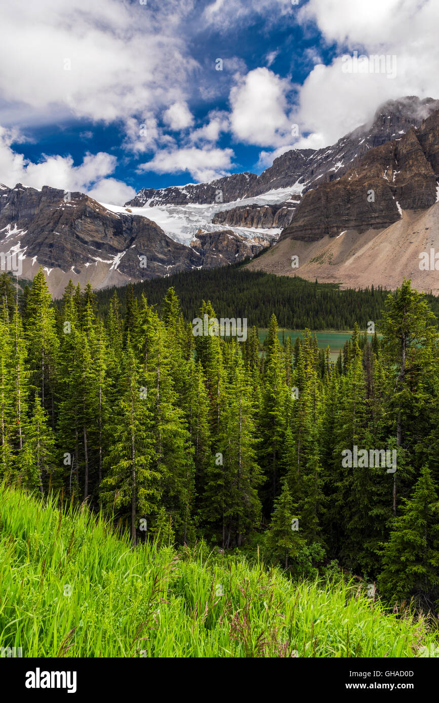 Scenic paesaggio di montagna, il Parco Nazionale di Banff, Alberta, Canada Foto Stock