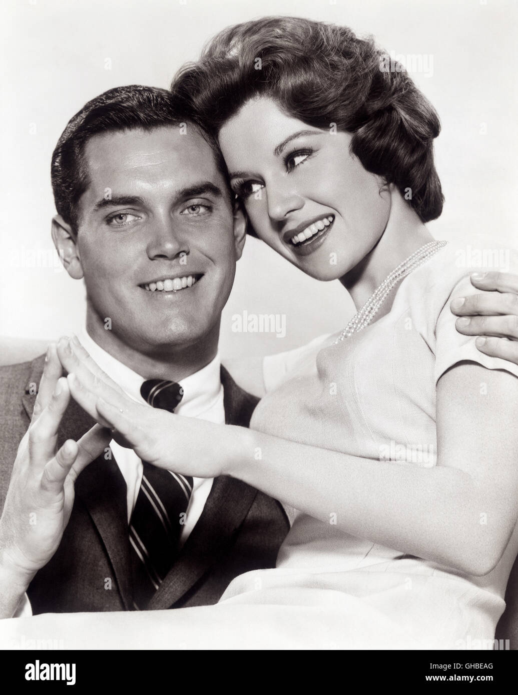 Testimone CHIAVE USA 1960 Phil Karlson Ann (PAT CROWLEY) e Fred Morrow (JEFFREY HUNTER) Regie: Phil Karlson Foto Stock