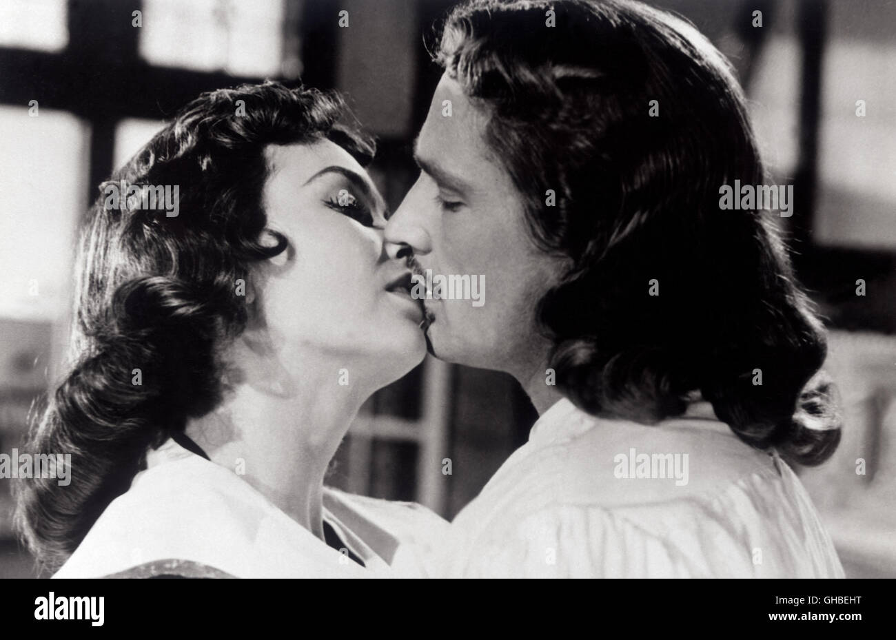 IL VISCONTE DI BRAGELONNE Le Vicomte de Bragelonne Italien/Frankreich 1954 Fernando Cerchio Dawn Addams (Helene de Winter), GEORGES MARCHAL (Raoul de Bragelonne) Regie: Fernando Cerchio aka. Le Vicomte de Bragelonne Foto Stock