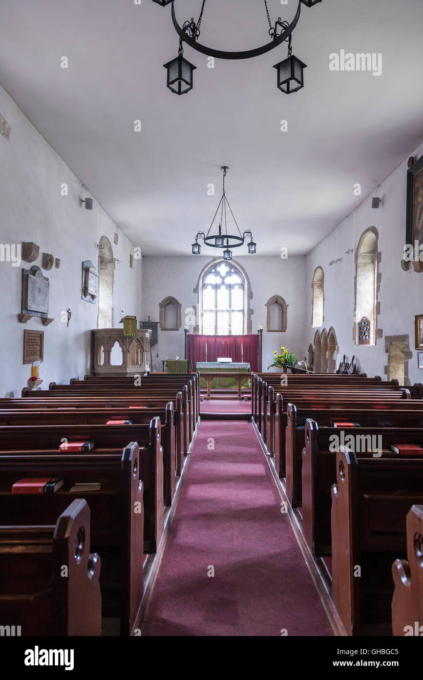 St. Oswald, Castello Bolton, North Yorkshire. Foto Stock