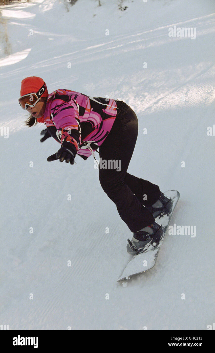 NOCH EINMAL FERIEN ultima vacanza USA 2006 Wayne Wang scena: una femmina di snowboard Regie driver: Wayne Wang aka. Ultima vacanza Foto Stock