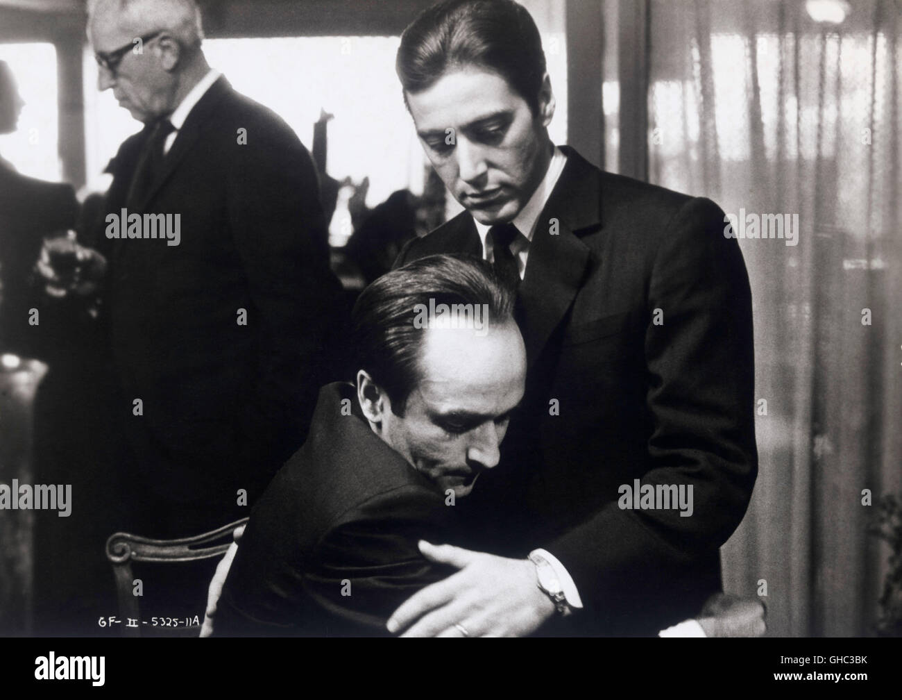 DER PATE, Teil 2 Il Padrino, parte II USA 1974 Francis Ford Coppola Fredo Corleone (John Cazale), Michael Corleone (AL PACINO) Regie: Francis Ford Coppola aka. Il Padrino, Parte II Foto Stock
