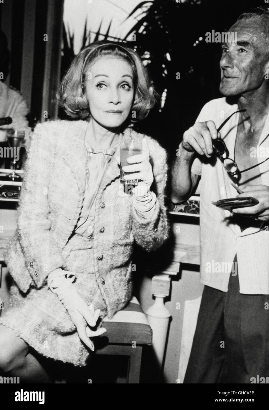 MARLENE DIETRICH (1964) Foto Stock