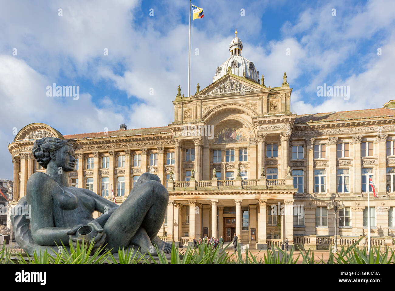 Birmingham City Council House, Victoria Square, Birmingham, Inghilterra, Regno Unito Foto Stock