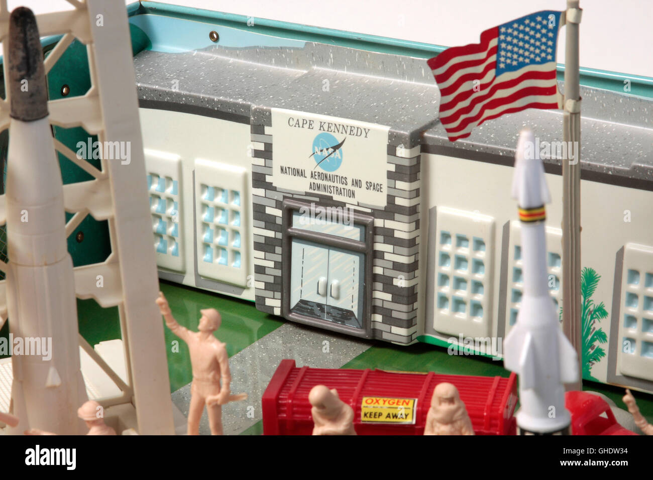 Cape Kennedy NASA Playset Foto Stock
