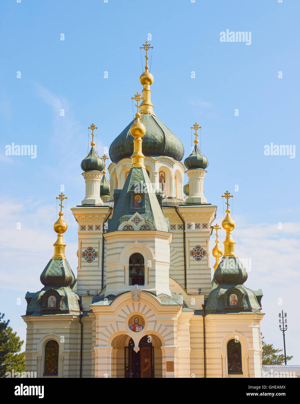 Chiesa della Resurrezione di Cristo Foros penisola della Crimea in Europa orientale Foto Stock