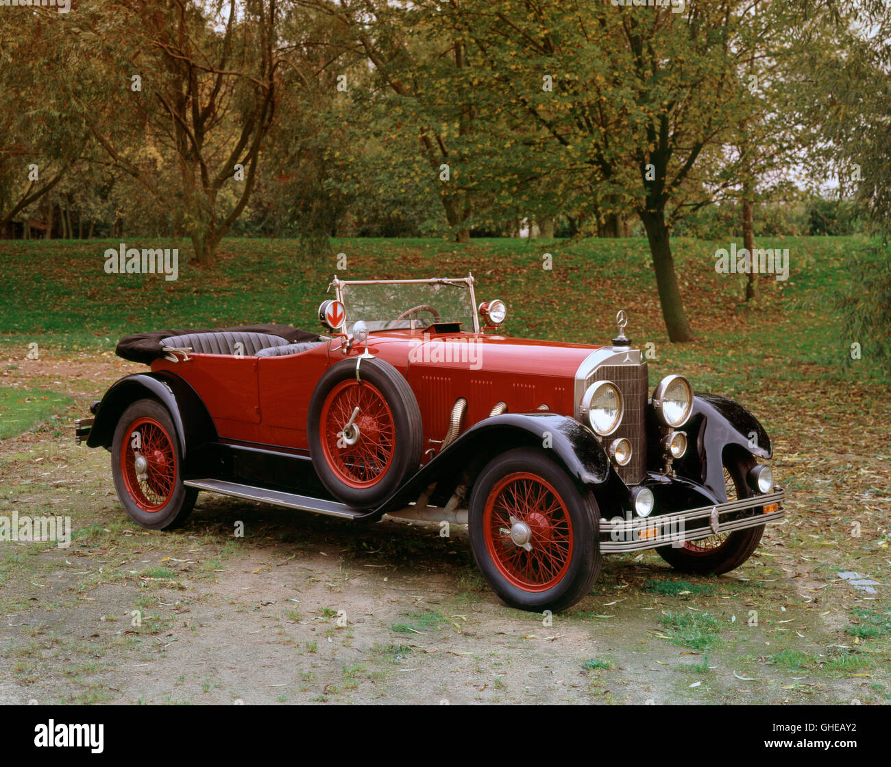 1928 Mercedes Benz tipo K 6 sovralimentati 2 litro a 4 posti tourer paese di origine Germania Foto Stock