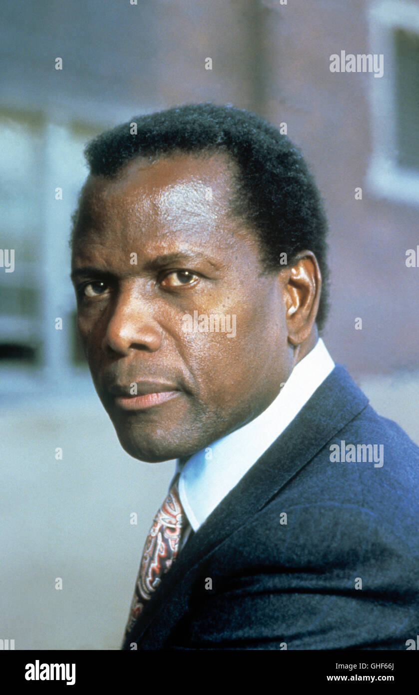 SIDNEY POITIER (nato il 20 febbraio 1927), è una delle Bahamas American Academy Award-winning attore (film e stadio), regista. Compleanno: 20. febr. 2007 - ' 80 '. immagine: Sidney Poitier in ' poco Nikita ' (1988). Foto Stock