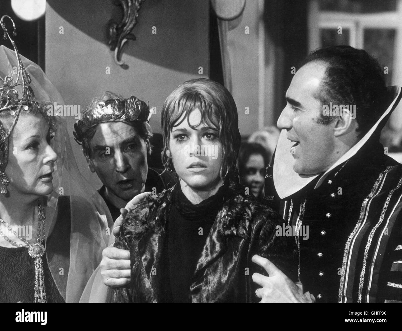 LA CUREE Francia/Italia 1966 Roger Vadim scena con Jane Fonda (Renee Saccard) e Michel Piccoli (Alexandre Saccard) Regie: Roger Vadim Foto Stock