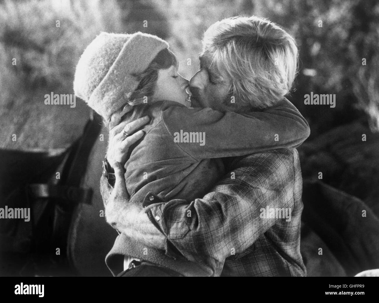 Un disagio tregua tra ex-rodeo star Sonny Steele (Robert Redford) e TV newscaster Hallie Martin (Jane Fonda) si riscalda - come essi prendere tempo fuori dalla fuoriuscita di una polizia manhunt in questo momento. Regie: Sydney Pollack Foto Stock