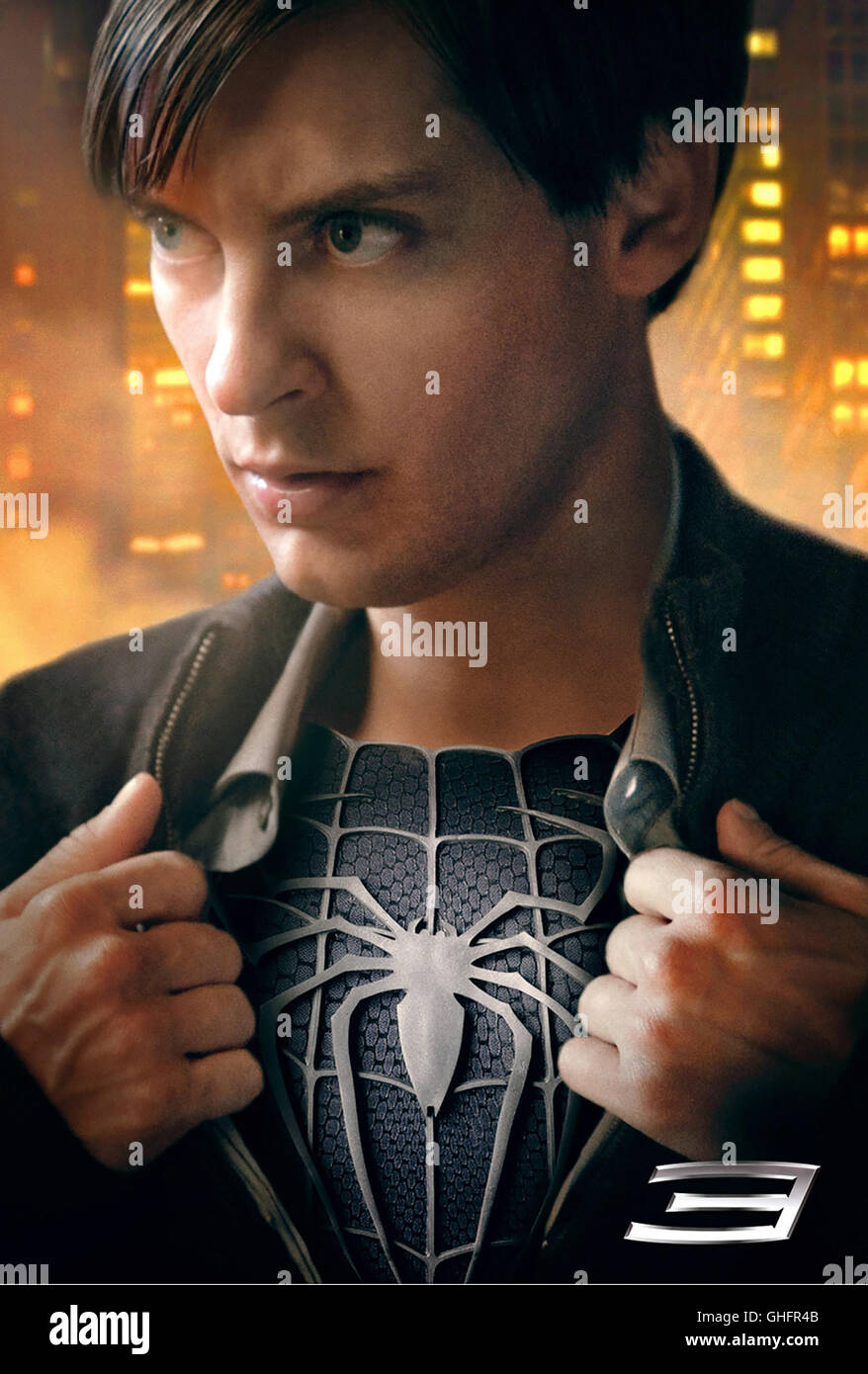 Spider-Man 3 / Peter Parker/Spider-Man (Tobey Maguire) Regie: Sam Raimi aka. Spider-Man 3 Foto Stock