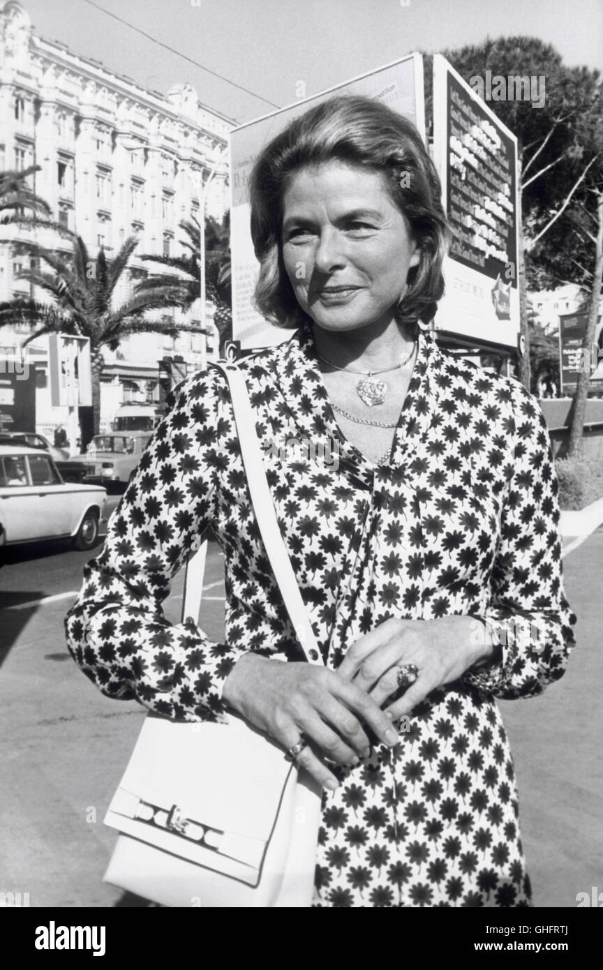 INGRID BERGMAN, attrice svedese (giorno di nascita: 29. Agosto 1915 a Stoccolma; il giorno della morte: 29. Agosto 1982 a Londra), Ingrid Bergman in Cannes, 1981. Foto Stock