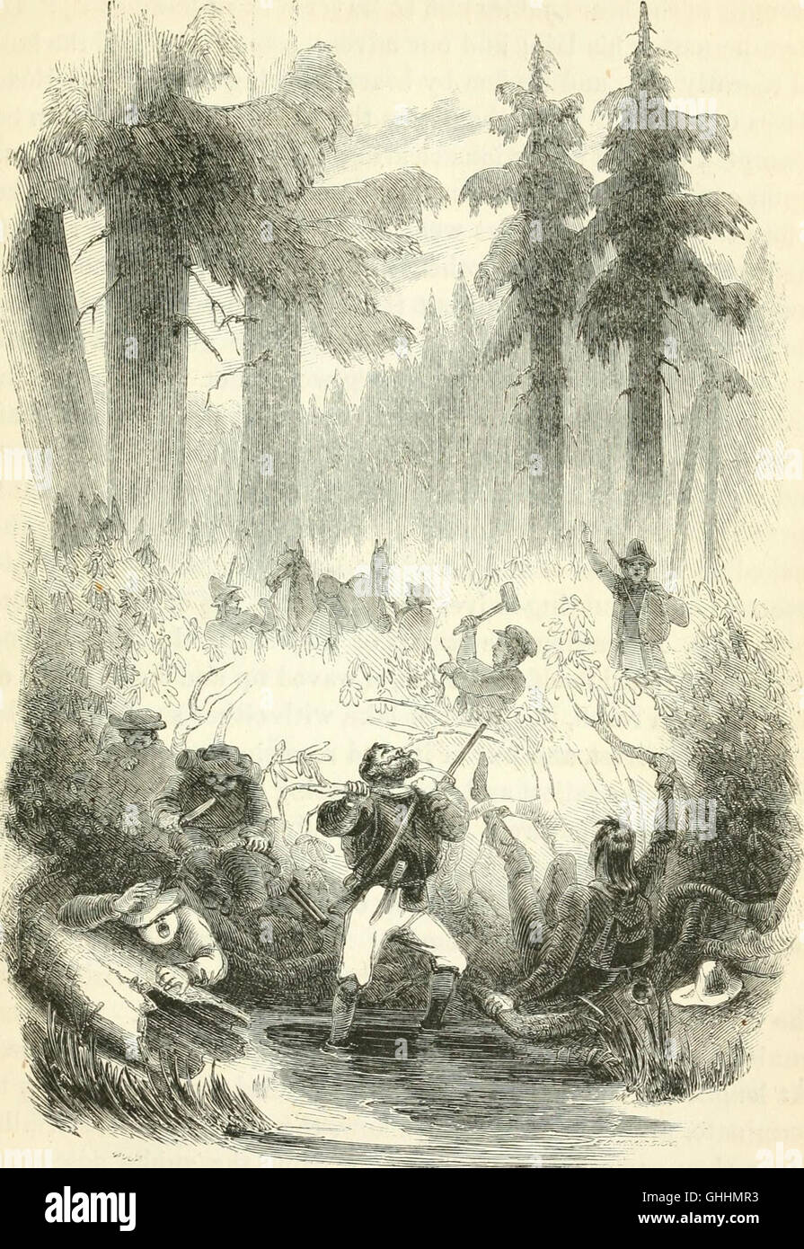 "Virginia Illustrated" (1857) è un viaggio e un'avventura narrativa che esplora la Virginia, inclusa una visita al Canaan Virginiano. Il libro segue anche le avventure di porte Crayon e dei suoi cugini, offrendo vivide descrizioni e illustrazioni dei paesaggi e dei monumenti della regione. Foto Stock