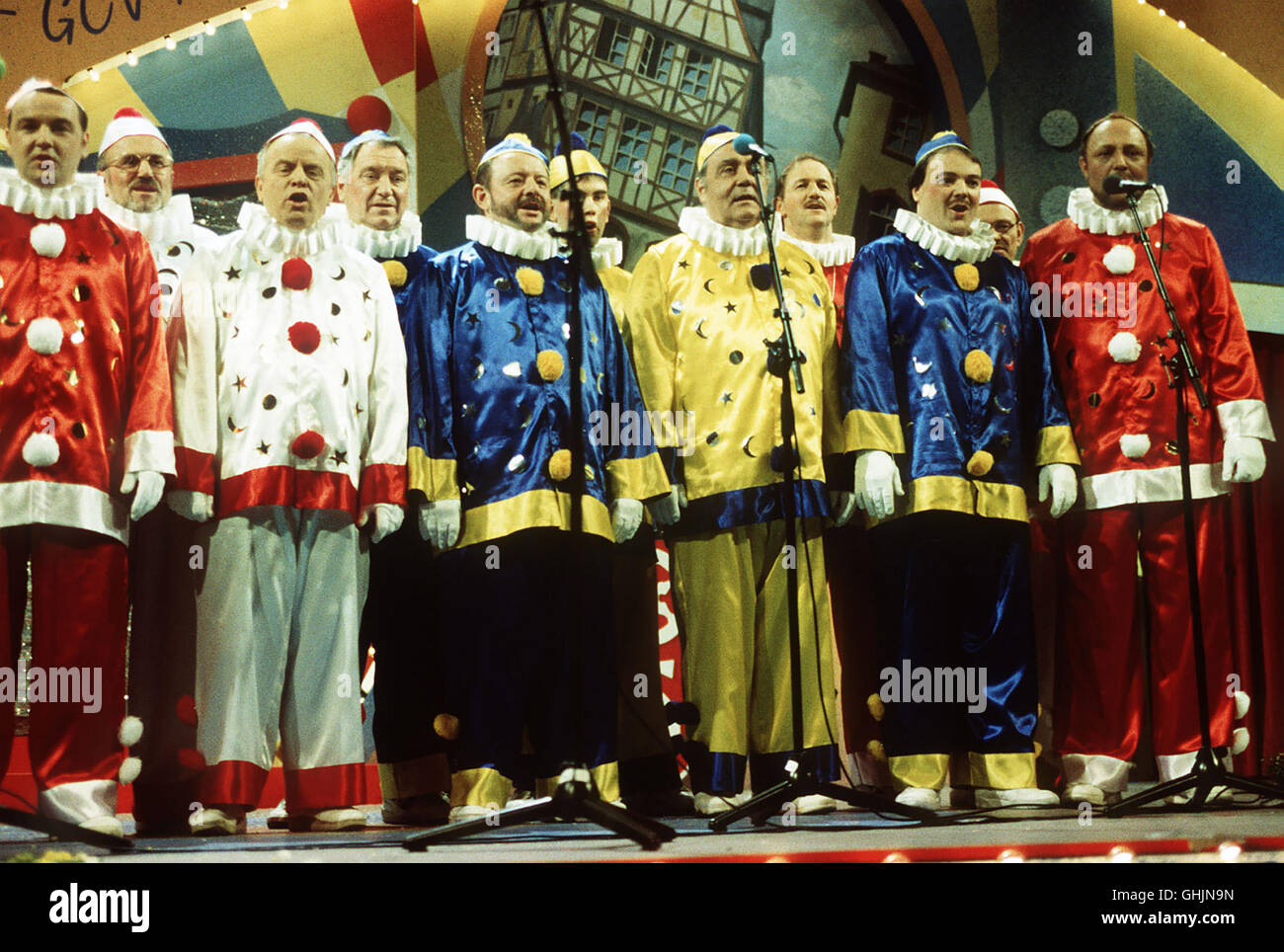 Höhepunkte aus 40 Jahren Mainzer Fastnacht. Foto: DIE MAINZER HOFSÄNGER in der Sendung 'Mainz, wie es singt und lacht' am 18.2.1998. Foto Stock