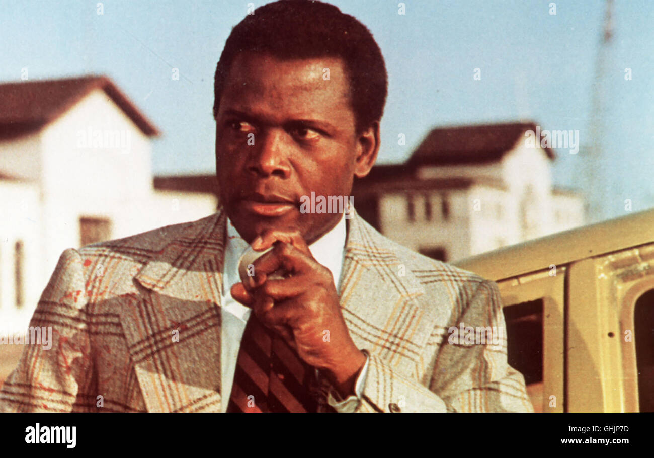 Der schwarze polizei-leutnant Virgil Tibbs (Sidney Poitier) hilft einer Idealistengruppe, die beim Kampf gegen Rauschgift-händler in die Klemme geraten ist... Regie: Don Medford aka. L organizzazione Foto Stock