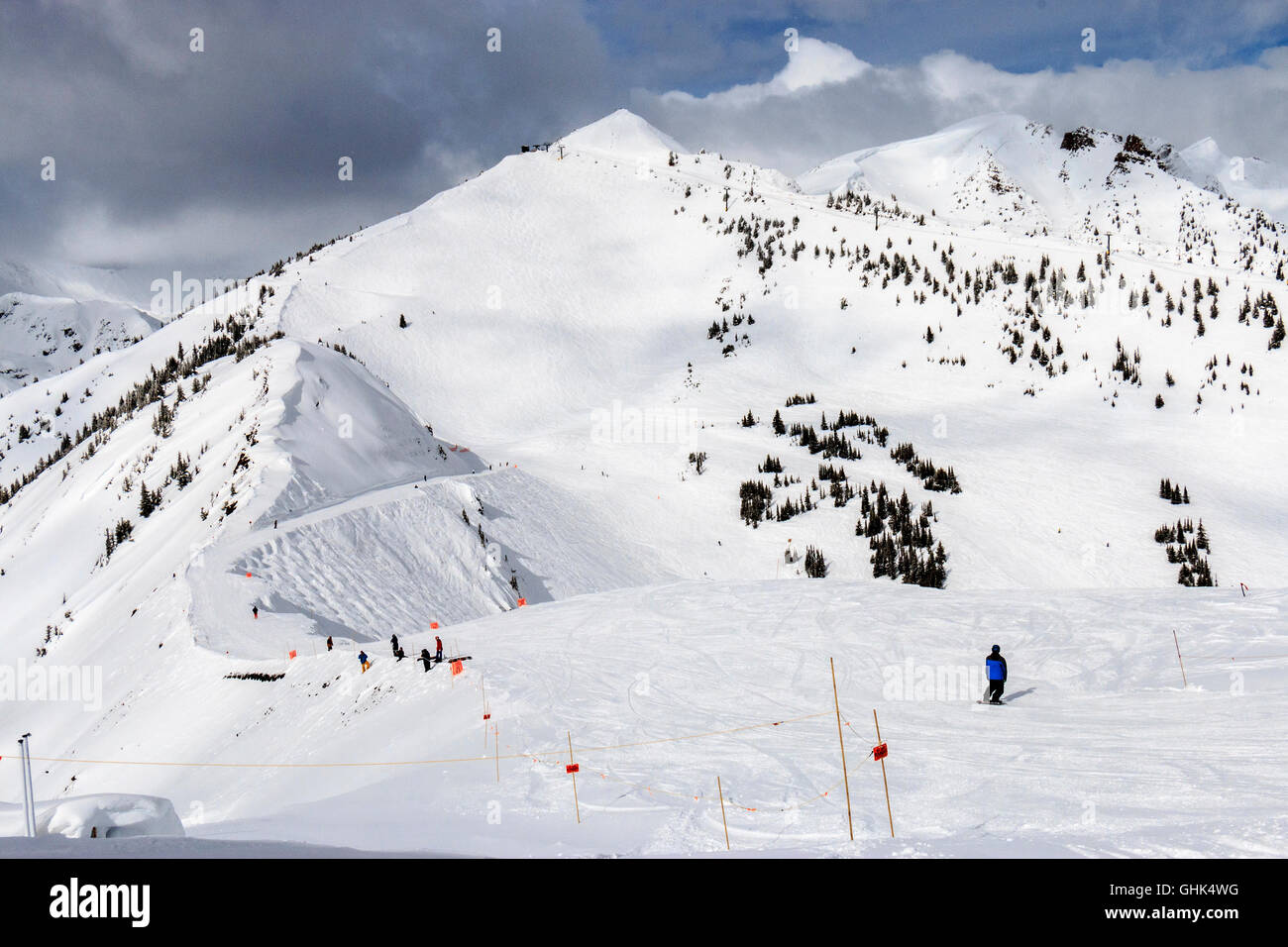 Kicking Horse ski resort vicino a Golden, BC, Canada. Foto Stock