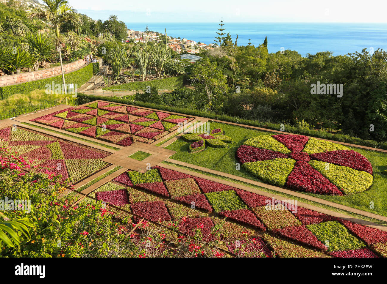 Giardino botanico di Funchal, Madeira, Portogallo. Foto Stock