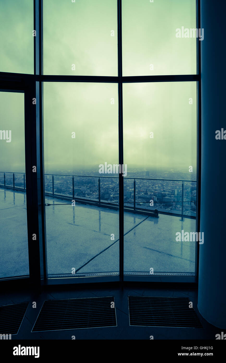 Porte a vetro tonica immagine Foto Stock