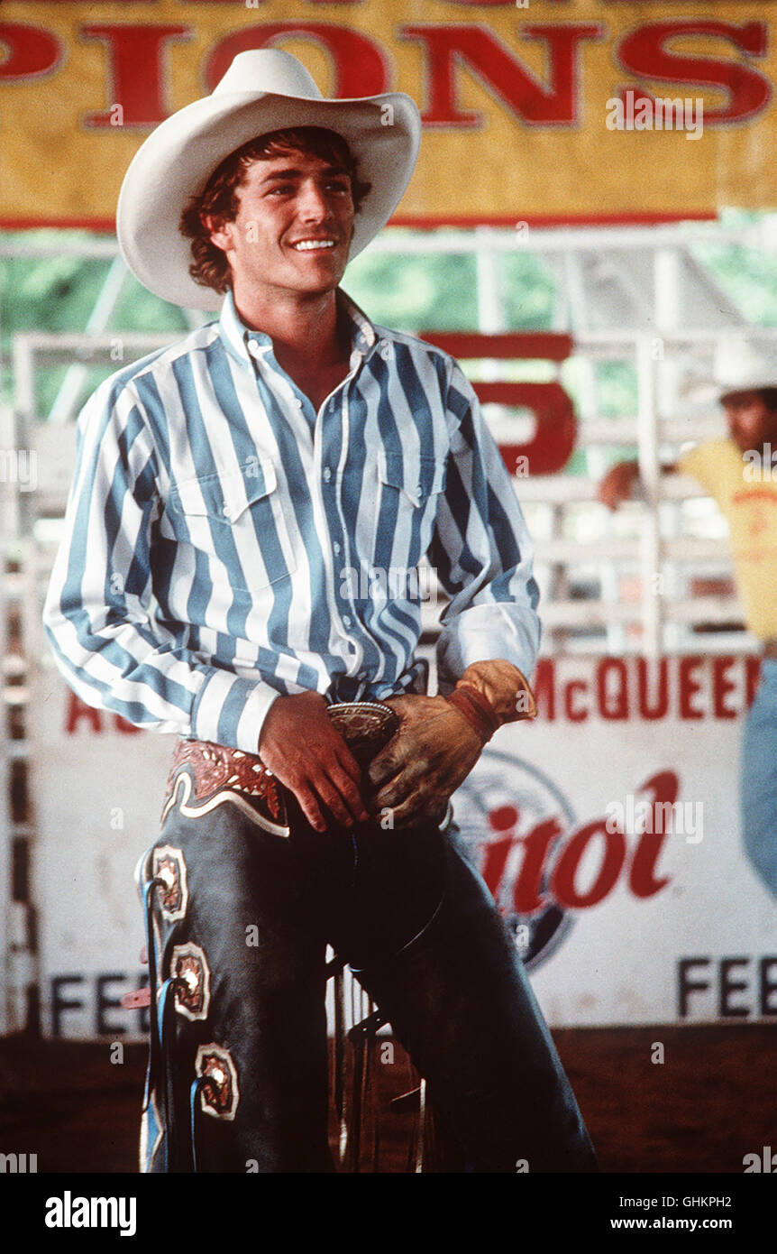 Erzählt wird die wahre Geschichte des legendären Rodereiters Lane Frost, dargestellt von LUKE PERRY, der 1989 im Alter von nur 26 Jahren in der Arena ums Leben kam... Regie: John G. Avildsen aka. 8 secondi di gloria Foto Stock