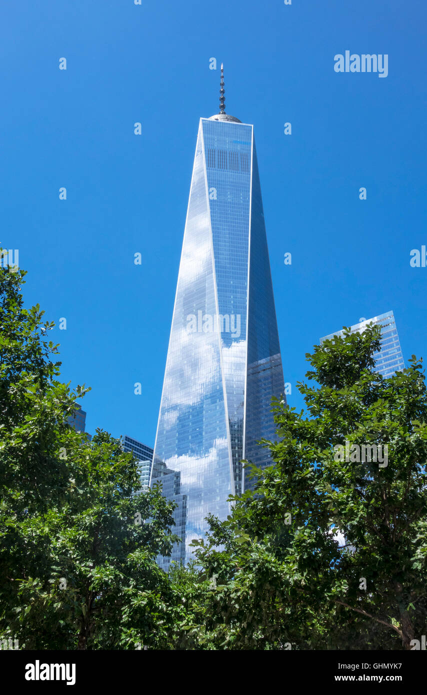 One World Trade Center, la Freedom Tower, edificio più alto nell'emisfero occidentale Foto Stock