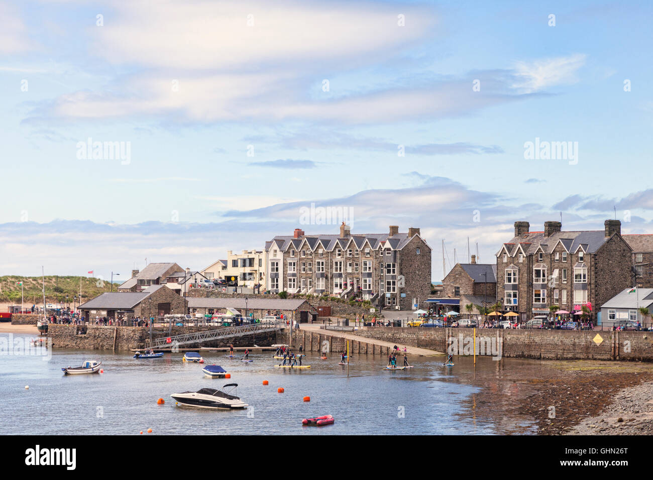 Blaenau Ffestiniog Quay, Gwynedd, Wales, Regno Unito Foto Stock