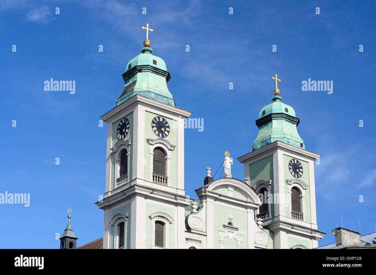 Linz: vecchia cattedrale, Austria, Oberösterreich, Austria superiore, Zentralraum Foto Stock