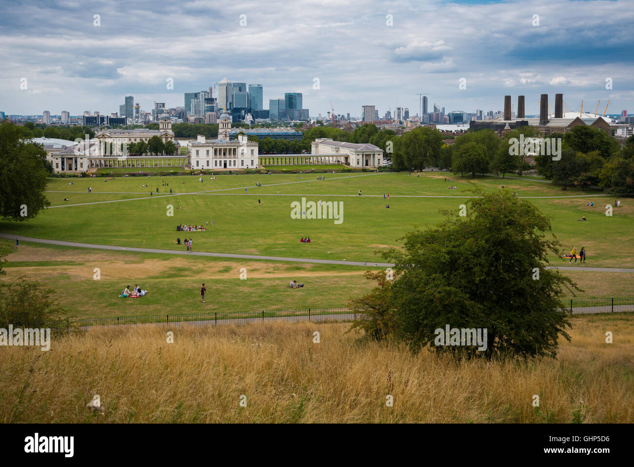 Old Royal Naval College di Greenwich, London, Regno Unito Foto Stock
