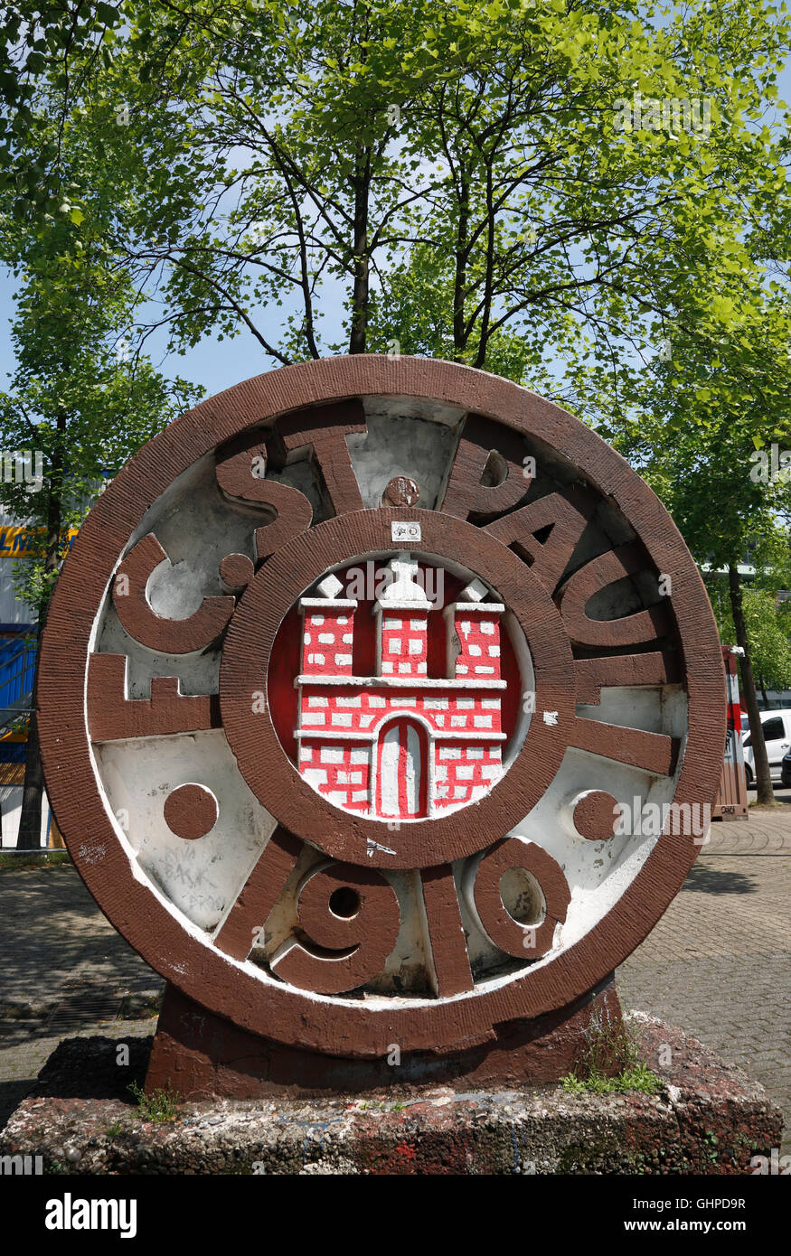 Millerntor Stadium, club di calcio FC. St Pauli, Amburgo, Germania, Europa Foto Stock