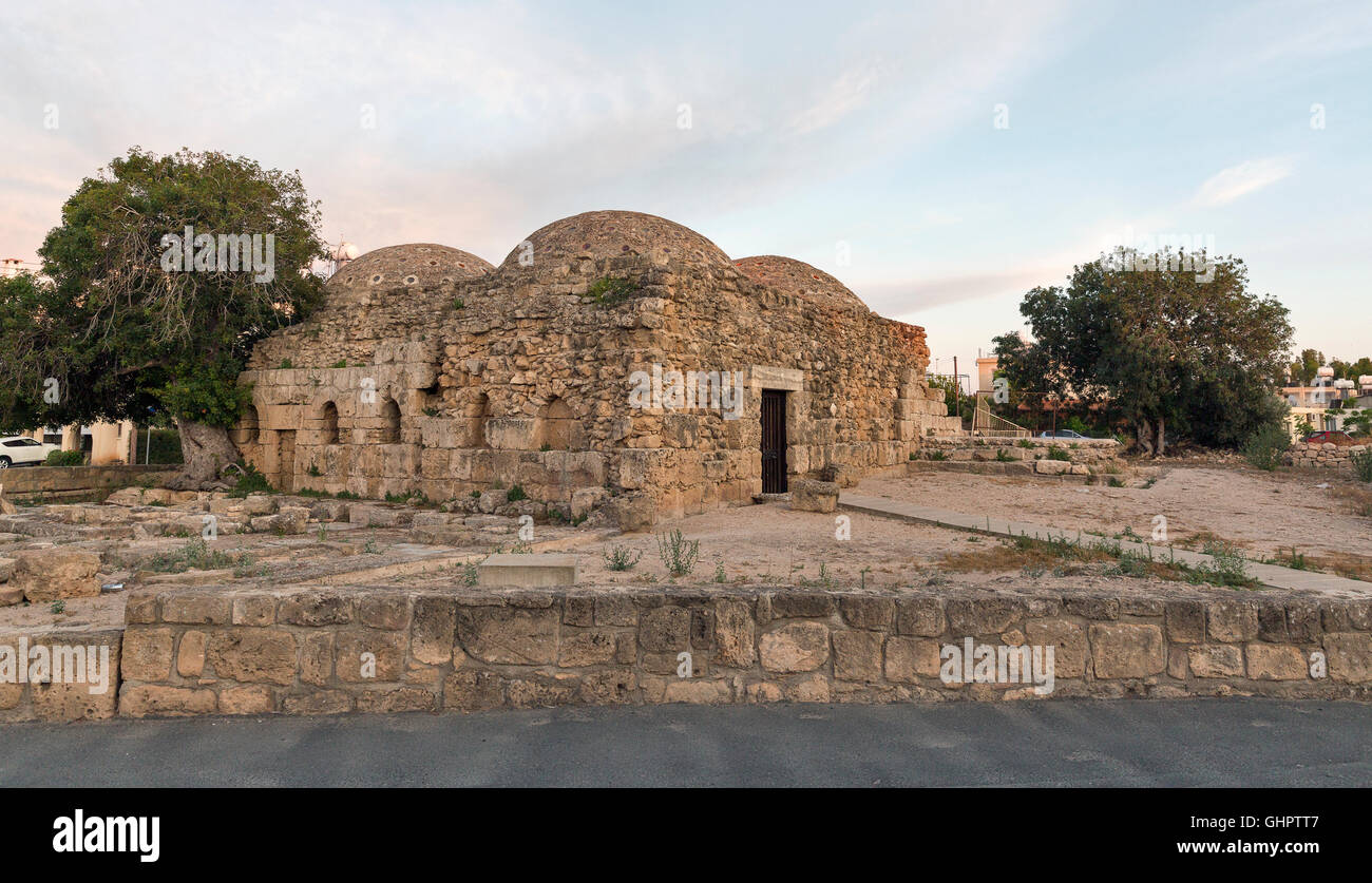 Antichi bagni turchi a Paphos, Cipro Foto Stock