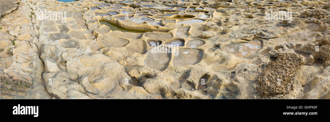 Vaschetta del sale Malta Foto Stock