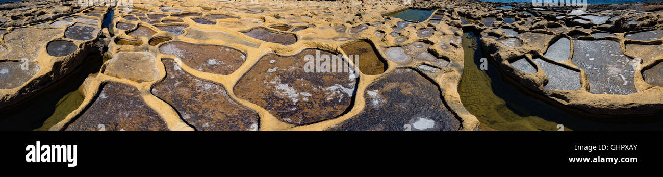 Vaschetta del sale Malta Foto Stock