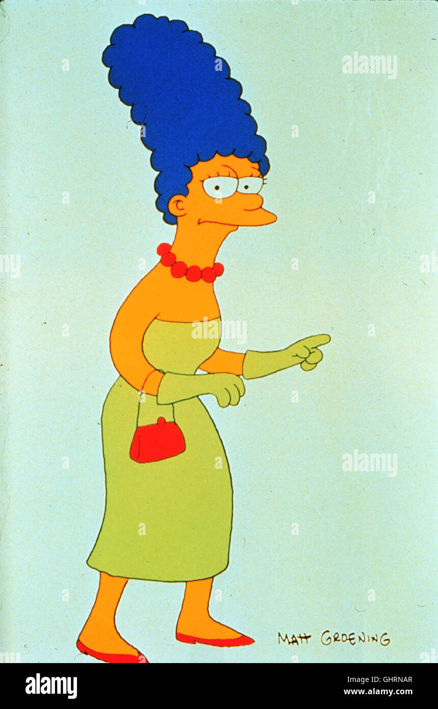 DIE SIMPSONS Marge Simpson Foto Stock