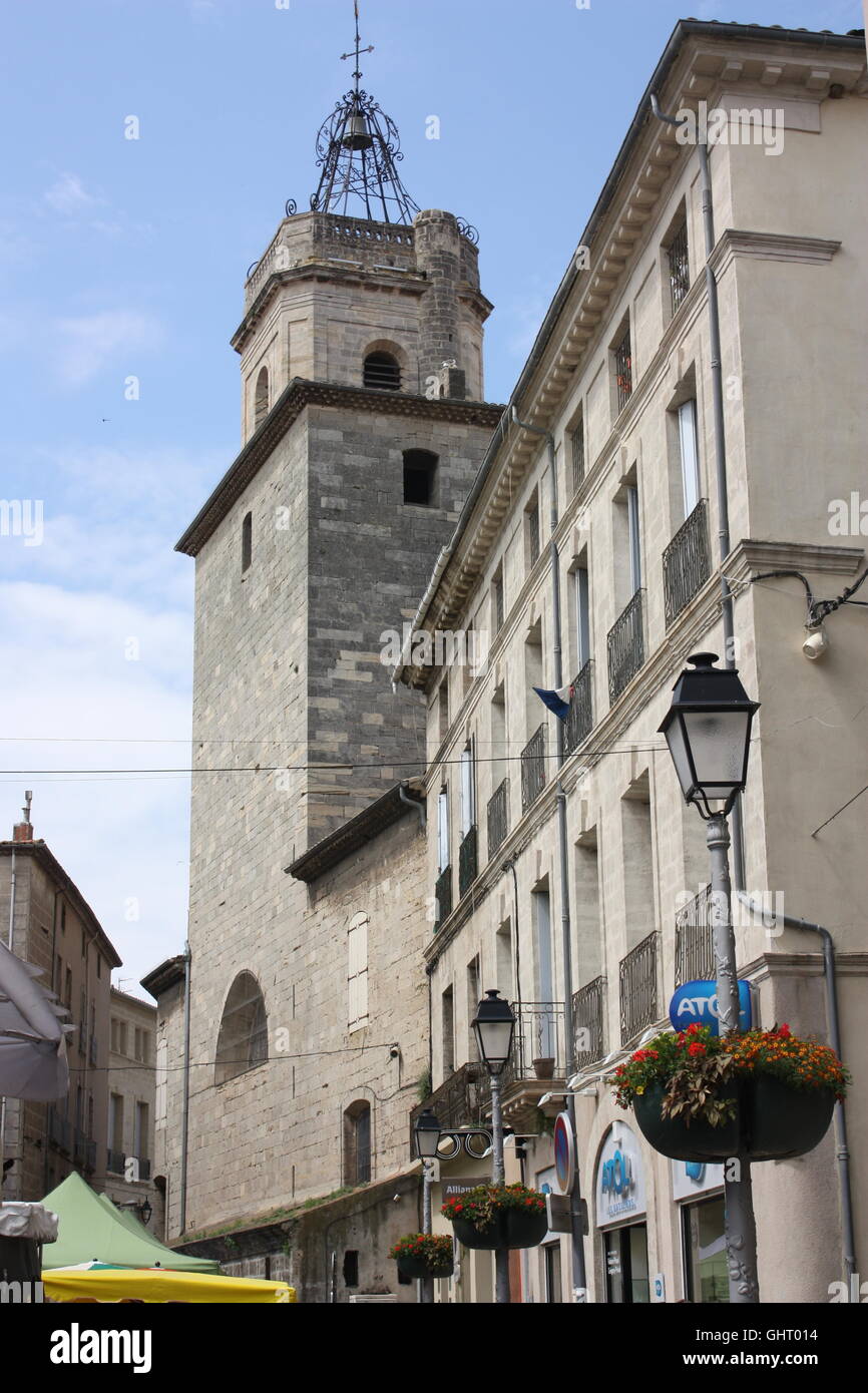 Église Collégiale Saint-Jean, Pézenas, Francia Foto Stock